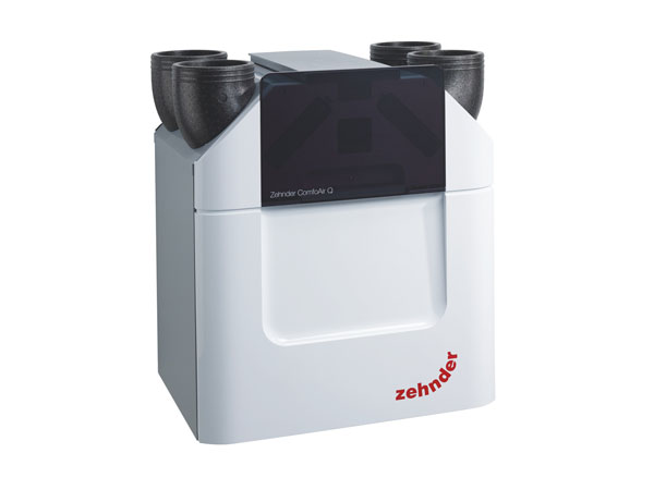 Zehnder ComfoAir Q Lüftungsgerät – zentrale kontrollierte Wohnraumlüftung mit Wärmerückgewinnung.
